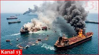 Thumbnail: 11 Russian vessels disabled overnight in Sea of Azov – Over 100 ships targeted in past 9 days