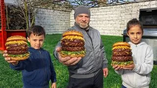 Thumbnail: Cooking The Best Cheeseburgers At Home in Village!