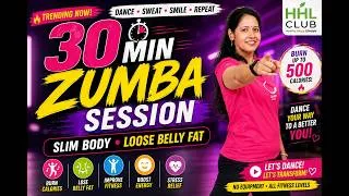 Thumbnail: 🔥 30 Min Zumba Workout | Slim Body & Belly Fat Burn | Fun Dance Cardio | No Equipment