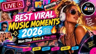Thumbnail: BEST VIRAL MUSIC MOMENTS 2026 📻🔥Non-Stop Retro & Pop Hits