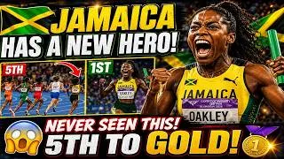 Thumbnail: OMG! JAMAICA HAS A NEW HERO! Djanea Oakley's Historic 5th to 1st Relay Comeback Wins  GOLD