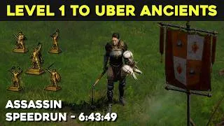 Thumbnail: Level 1 to Uber Ancients on an Assassin in 6:43:49 | Speedrun World Record | Diablo 2 Resurrected