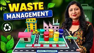 Thumbnail: Waste Management/Segregation & Recycling Model | DIY School Project/Kansal Creation