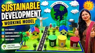 Thumbnail: 🌍 Sustainable Development Working Model | Best School Exhibition Project/Kansal Creation