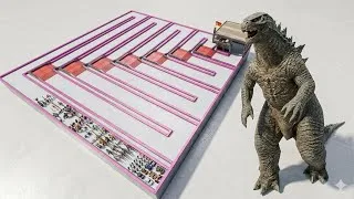 Thumbnail: WESCAPE FROM GODZILLA - Animal Revolt Battle Simulator
