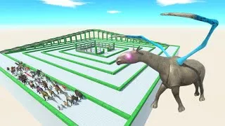 Thumbnail: ESCAPE FROM ALIEN PARACERATHERIUM #16 - Animal Revolt Battle Simulator