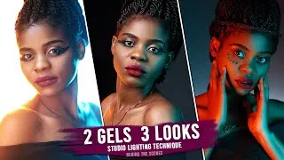 Thumbnail: How use Color Gels in PORTRAIT Photography / 3 LIGHTING SETUPS with 2 color gels