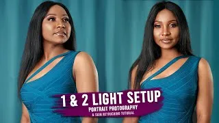 Thumbnail: Portrait Photography with 1 & 2 Light Setup + Skin Retouching Tutorial
