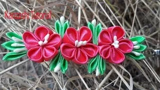 Thumbnail: DIY Kanzashi Flower Tutorial Kanzashi Hairclip Kanzashi Tutorial