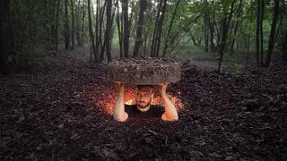 Thumbnail: Building of a Top-Secret Dugout in the Forest | Bushcraft Shelter