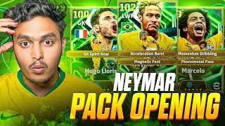 Thumbnail: WIPE OUT 13000 COINS 💸NEYMAR JR PACK OPENING 😱 MARCELO & LORRIS 🔥efootball mobile 26 #neymar