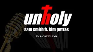 Thumbnail: Sam Smith Unholy ft. Kim Petras (Karaoke) ♪