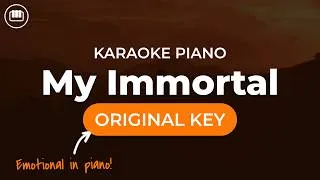 Thumbnail: Evanescence - My Immortal (HD Piano Karaoke with Lyrics)