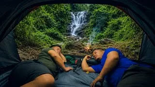 Thumbnail: We Camped Beside a Hidden Waterfall in the Deep Jungle | Extreme Jungle Camping Adventure 