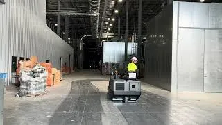 Thumbnail: The Karcher KM 130/300 RI LPG industrial sweeper