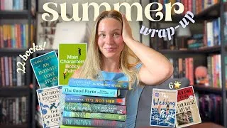 Thumbnail: let's rank and review the 22 books i read in july & august 🤸🌟🕺🏼🤍 (summer reading wrap up) 