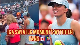 Thumbnail: Sweet Moments: Iga Świątek Meets & Signs For Fans AFTER the Match Winning🎾/ NATIONAL BANK OPEN🇨🇦