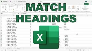 Thumbnail: How to line up columns in excel