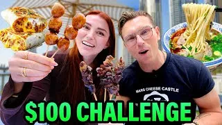 Thumbnail: $100 L.A. Street Food Challenge! (With Mythical Chef Josh!!)