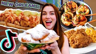 Thumbnail: Only Eating TikTok Viral Food in New Orleans!
