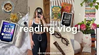 Thumbnail: a productive *SUMMER* reading vlog!🍓🍵 coffee shops, books recs, & insta360 Go Ultra!