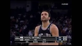 Thumbnail: Manu Ginobili: Leading the Spurs over the Warriors (2009, 32 points)