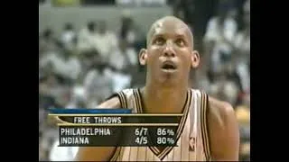 Thumbnail: Reggie Miller: Dominating Iverson and the 76ers (2000 ECSF G1, 40 points)