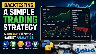 Thumbnail: Backtesting a Simple Trading Strategy in Finance and Stock Market Analytics