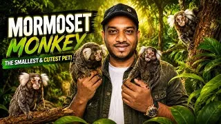 Thumbnail: Meet the World's Smallest Monkey! 🐒 | Marmoset Explained | Karnataka Aquarium