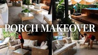 Thumbnail: Porch Makeover | $0 spend home refresh | Deep Clean + rearrange with me ! 