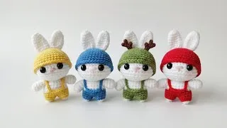 Thumbnail: Herkesin Merak Ettiği Tavşanı Yaptım! 🐰 Amigurumi Mini Tavşan Anahtarlık
