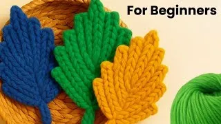 Thumbnail: Easy Amigurumi Leaf Tutorial | Step-by-Step Autumn Leaf Crochet 🍁🧶