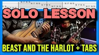 Thumbnail: Beast and the Harlot SOLO LESSON | Avenged Sevenfold