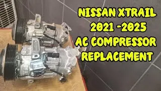 Thumbnail: NISSAN XTRAIL REPLACE AIR COMPRESSOR | NISSAN XTRAIL AC NOT COOLING