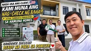 Thumbnail: Nasa USA ang Client, Kami Muna ang Check ng Bahay! | Actual Turnover & Punchlisting sa Hamana Homes