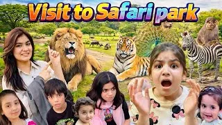 Thumbnail: Sher 🦁 se Mulakat/ Bache dar gaye🫣/visit to Safari park