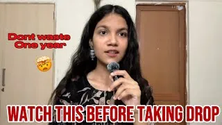 Thumbnail: Should You Really Take a Drop Year for NEET? The Truth Nobody Talks About