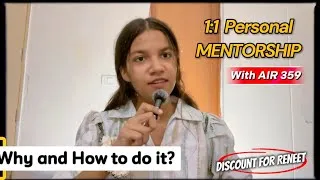 Thumbnail: 1:1 NEET Personalised Mentorship with AIR 359 | The Guidance I Wish I Had