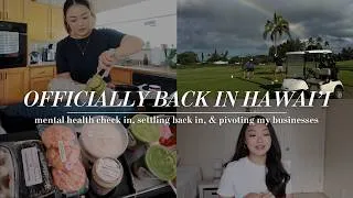 Thumbnail: VLOG: officially back in Hawai'i, opening up about mental health, and pivoting my businesses