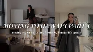 Thumbnail: MOVING VLOG: moving to Hawai'i in 2 weeks, selling my furniture, hosting my last event, life update
