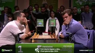 Thumbnail: FINAL：Ian Nepo vs Magnus Carlsen FIDE World Blitz Championship 2024