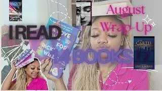 Thumbnail: August might genuinely be one of my best reading months of the year. 😭📚