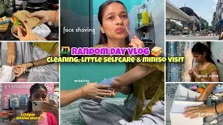 Thumbnail: Random Day Of My Life| Cleaning, Little Selfcare & Miniso Store Visit🛺😍🥪#adayinmylife #dailyvlog 