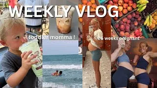 Thumbnail: Week In My Life in Jacksonville Florida//Momming at 26 weeks Pregnant