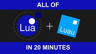 Thumbnail: All Of Roblox Lua (Luau) in 21 Minutes