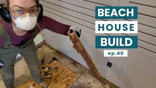 Thumbnail: Fixing Rot, Sealing Concrete Joints & Installing Gym Mirrors | Garage to Gym Transformation [ep.40]