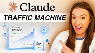 Thumbnail: Claude AI drives traffic to my business while I sleep. HERE'S HOW.