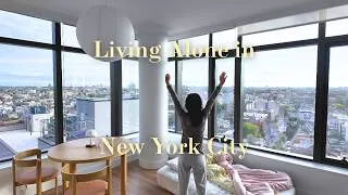 Thumbnail: LIVING ALONE DIARIES: nyc apartment, busy day in the life of a content creator in New York