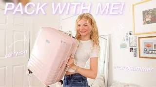 Thumbnail: PACK WITH ME FOR EURO SUMMER ✈️ outfits, vacation prep, essentials & travel tips 2026