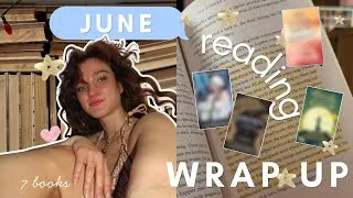 Thumbnail: June Reading Wrap Up 📚 | I read 7 books, romantasy, dark romance, fiction